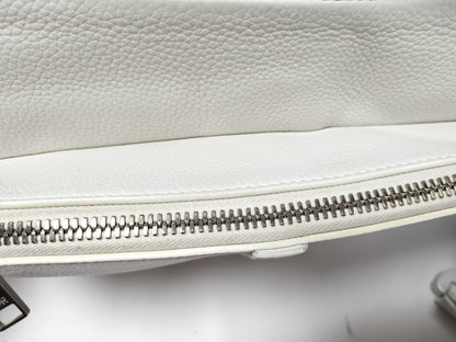 Dior Saddle Bag Leather White Shoulder Bag