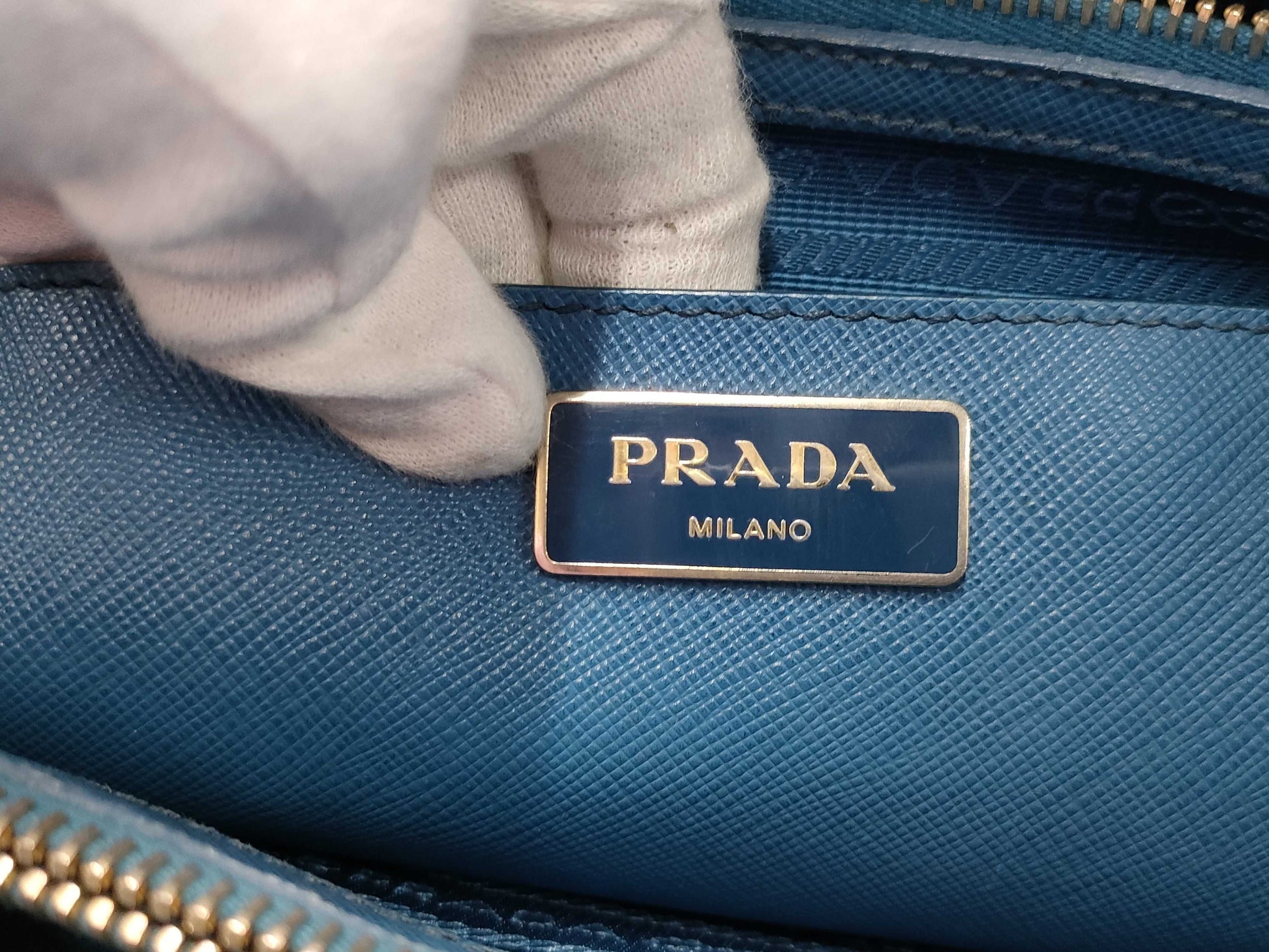 PRADA 2-way Saffiano leather handbag