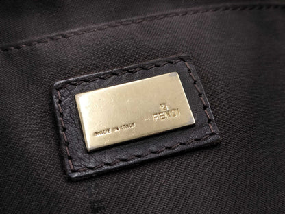FENDI denim shoulder bag