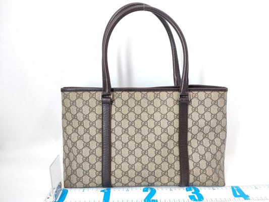 GUCCI GG Supreme Gucci PVC Tote Bag Handbag Shoulder Tote Bag