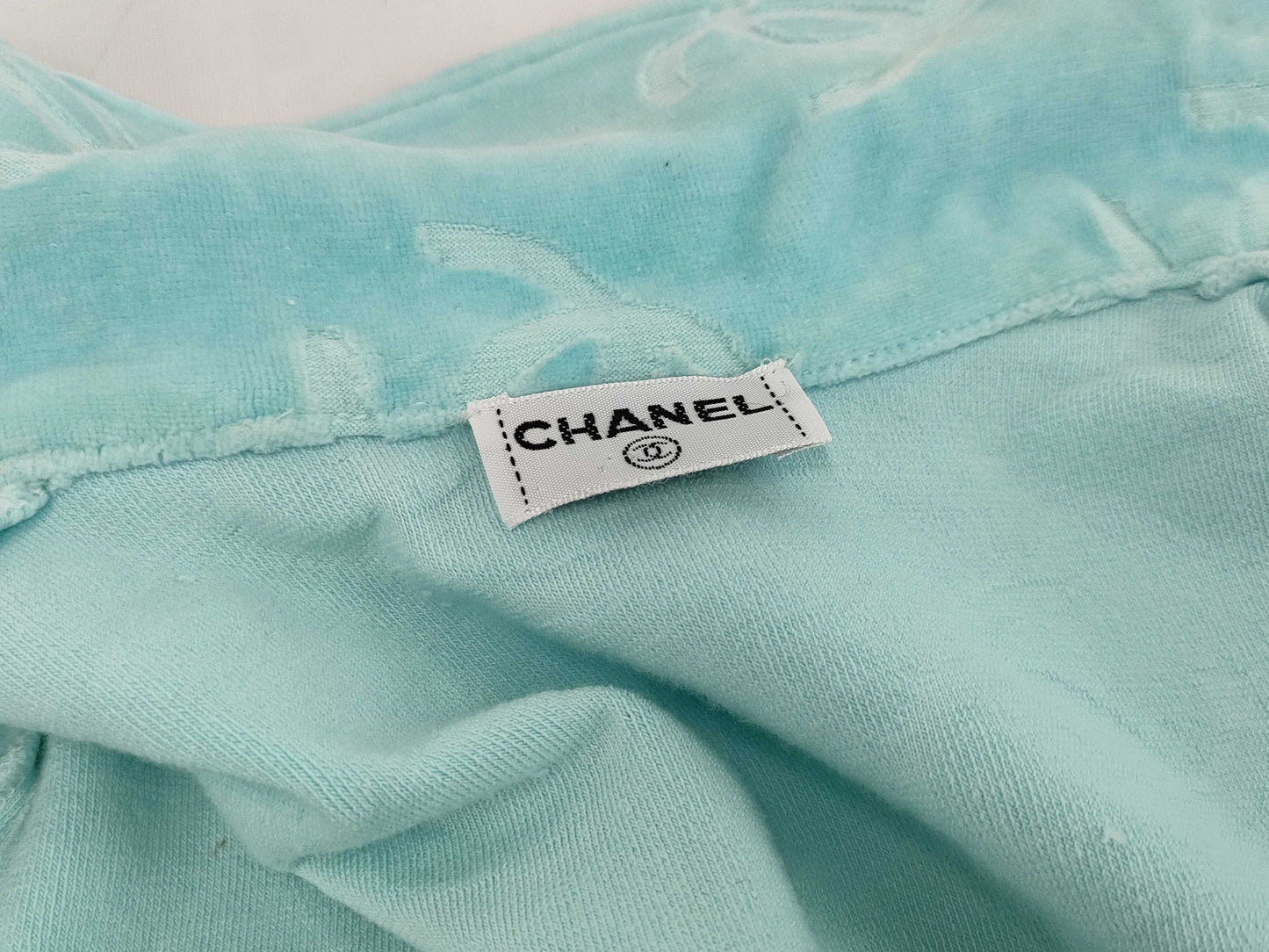 CHANEL Velvet Coco Button Short Jacket, Size 36