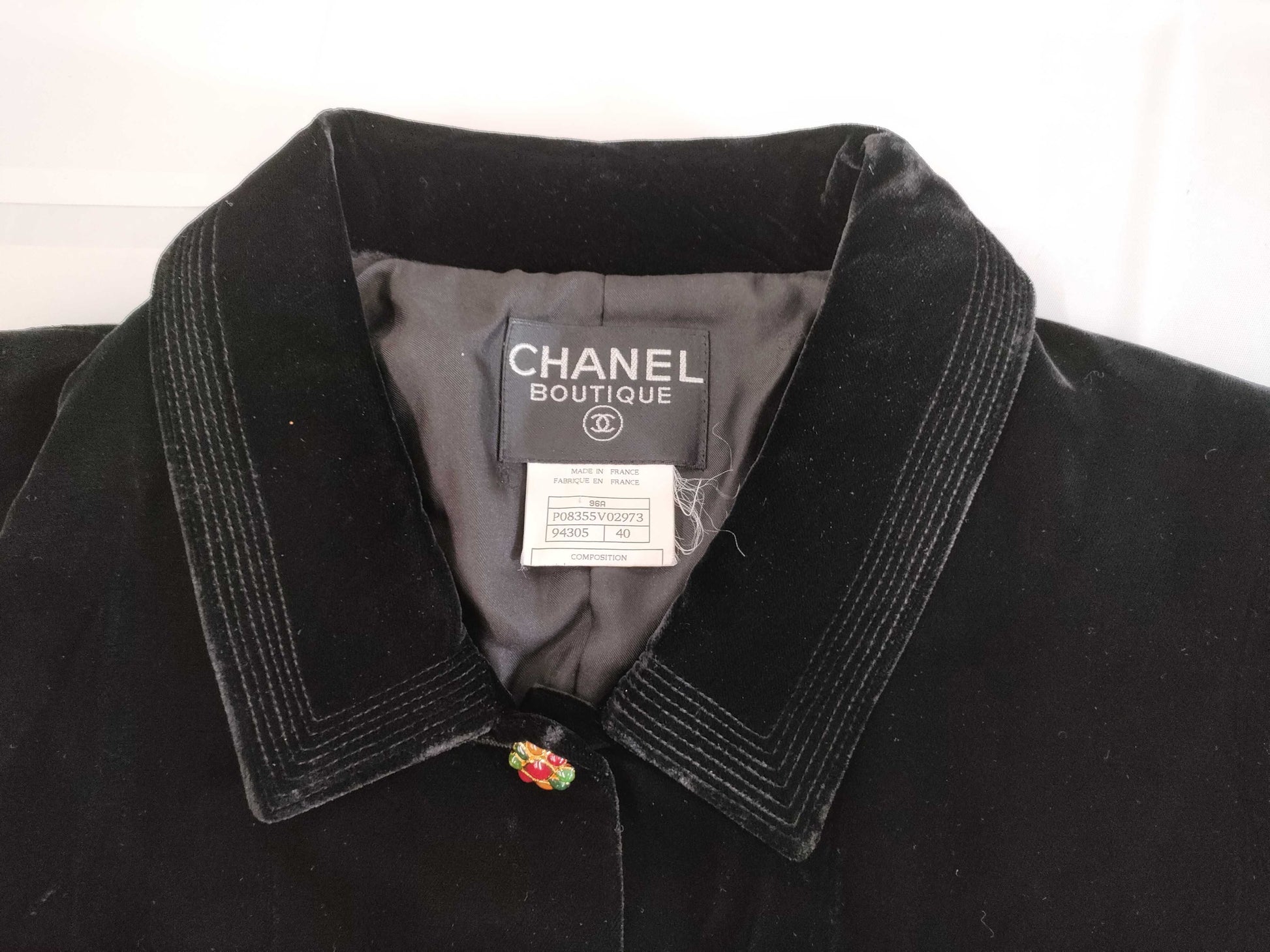 CHANEL Velour Set Gripoa 40 Other Apparel