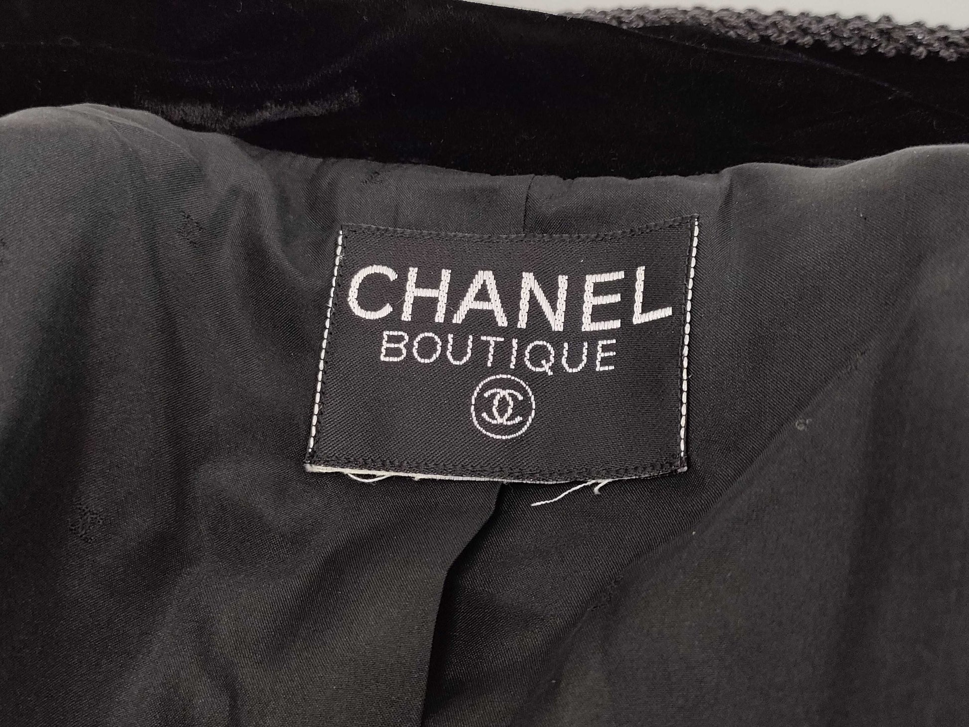 CHANEL Velour Rider's Jacket Deadstock Jacket