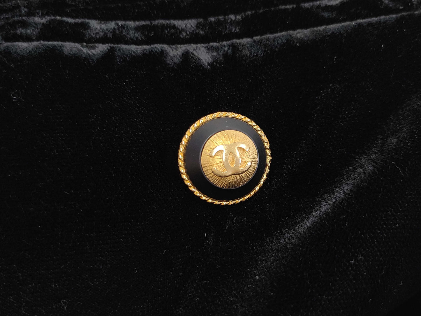 CHANEL Velour Rider's Jacket Deadstock Jacket