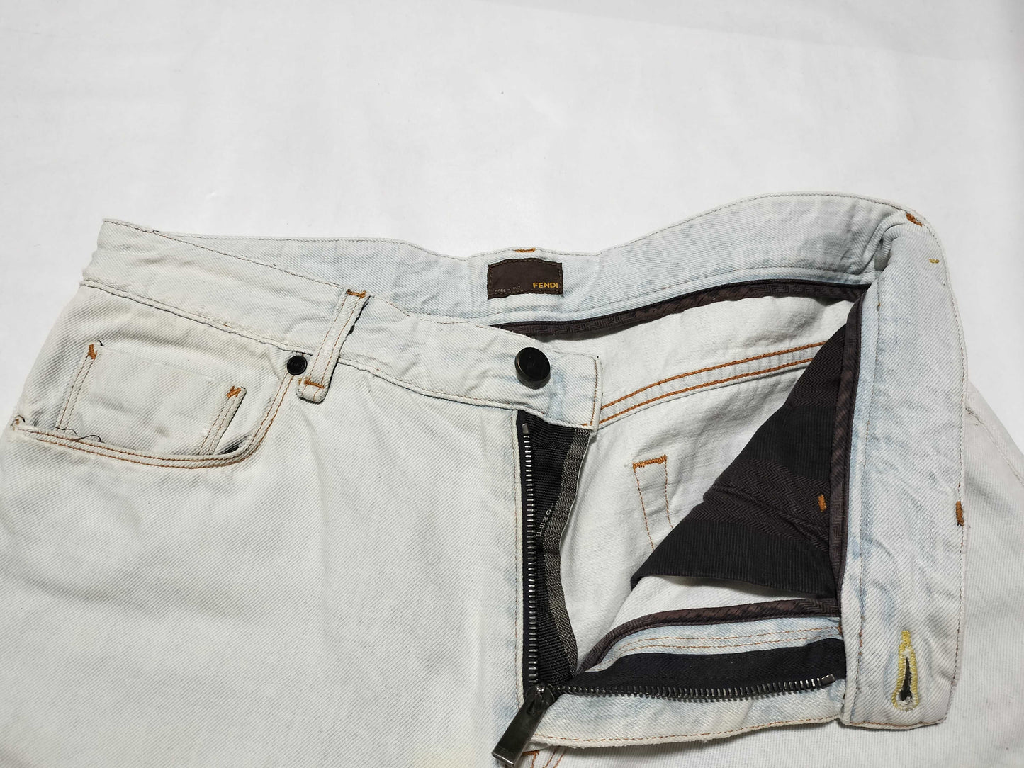FENDI FENDI Fendi denim pants pants