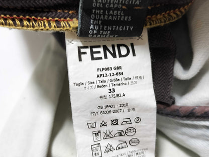 FENDI FENDI Fendi denim pants pants