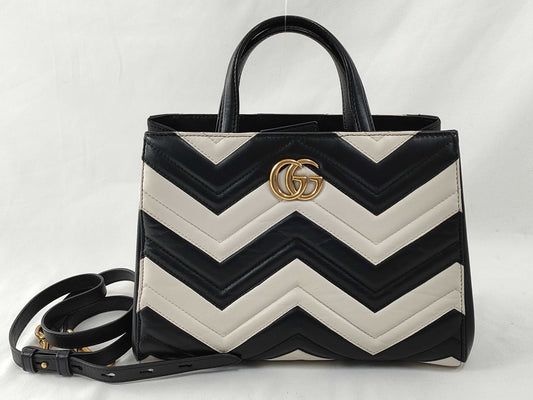 GUCCI 2-Way Bag GG Marmont Handbag