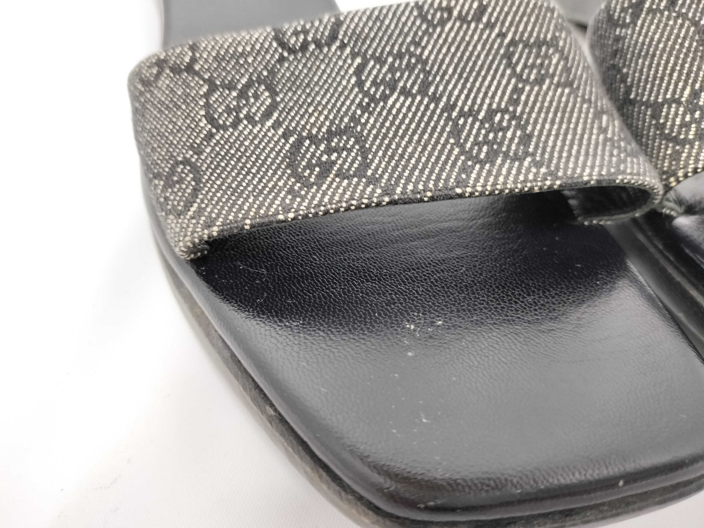 GUCCI GG Canvas Sandals Gucci Sandals