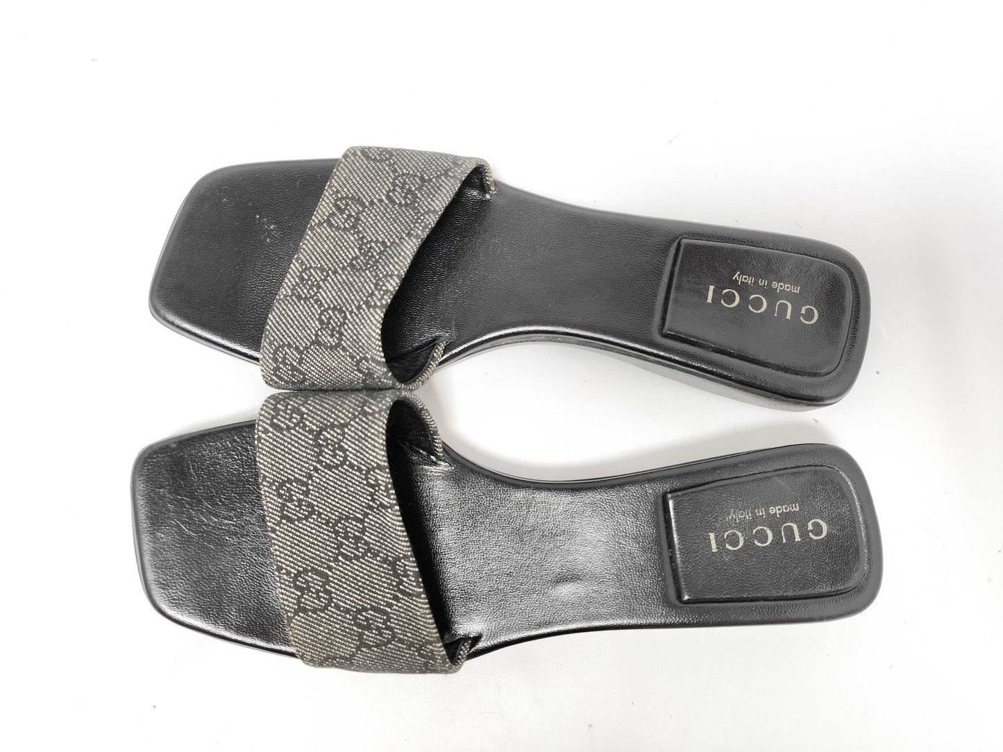GUCCI GG Canvas Sandals Gucci Sandals