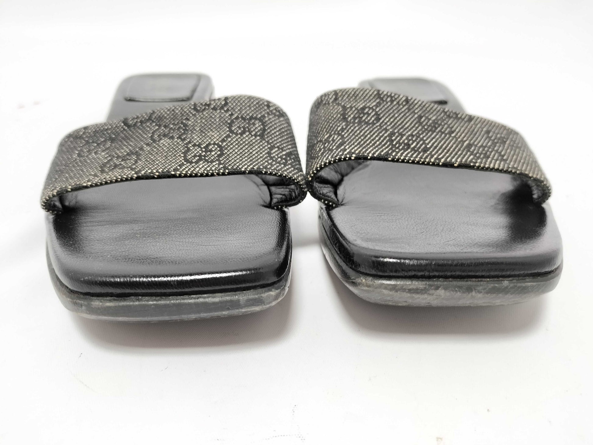 GUCCI GG Canvas Sandals Gucci Sandals