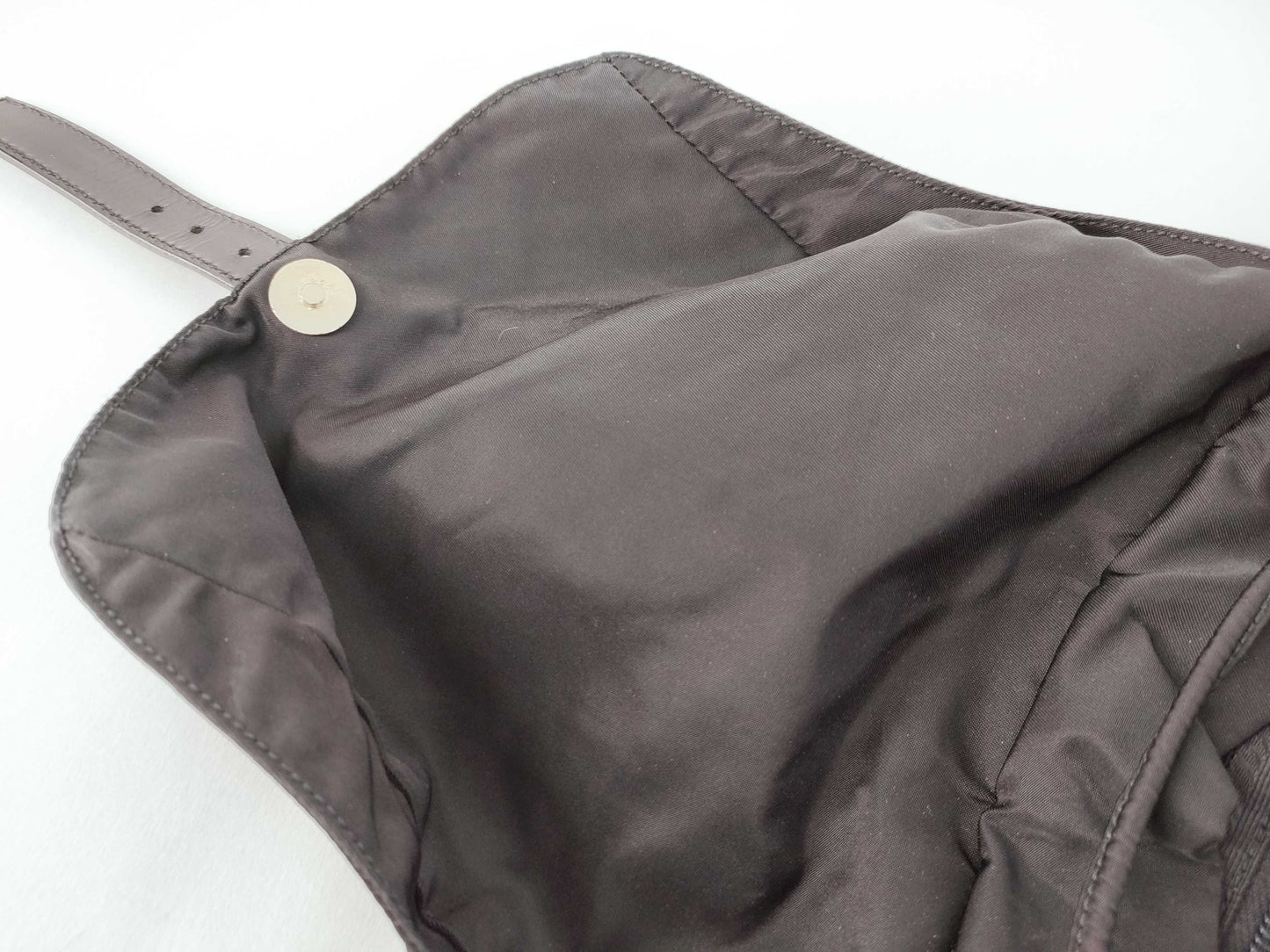 PRADA Nylon Backpack with Triangle Logo, Black, Guarantee Card Included
