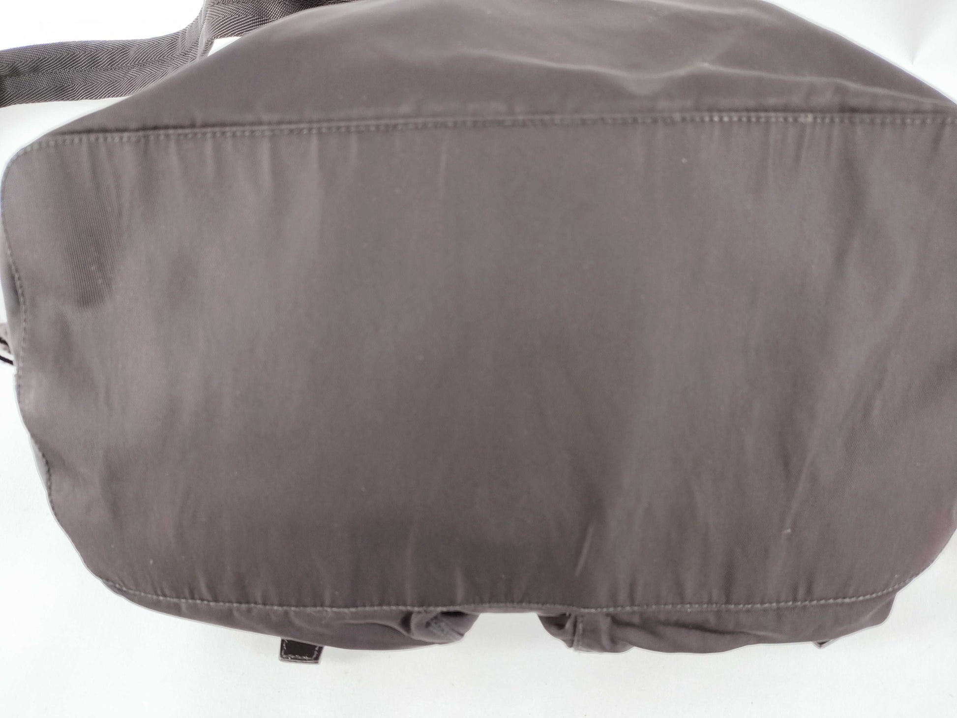 PRADA Nylon Backpack with Triangle Logo, Black, Guarantee Card Included