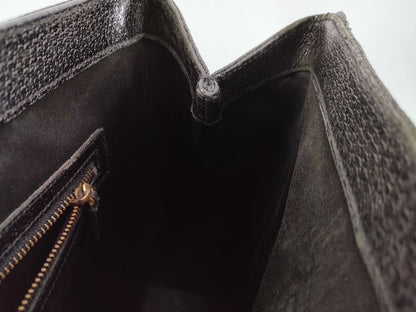 GUCCI GG Canvas Studded Tote Bag, Black, 120897