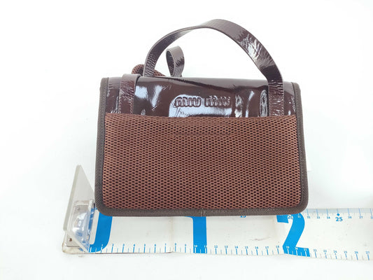 Miu Miu Archive 90s Enamel Hologram Shoulder Bag 99AW HOLOGRAPHIC Archive SHOLDER BAG holographic bag shoulder bag