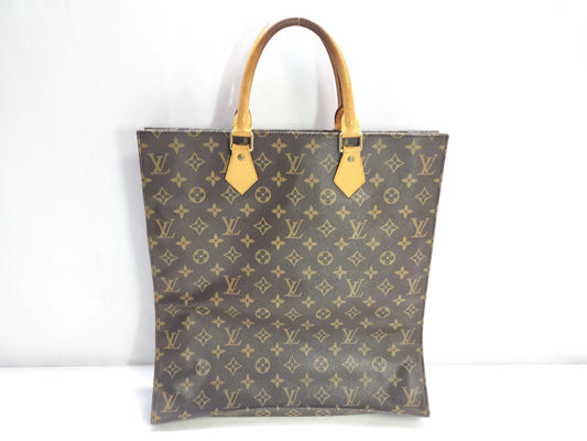 LOUIS VUITTON Monogram Sac Plat Tote Bag