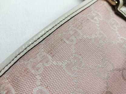 GUCCI GG Canvas Tote Bag with Charm