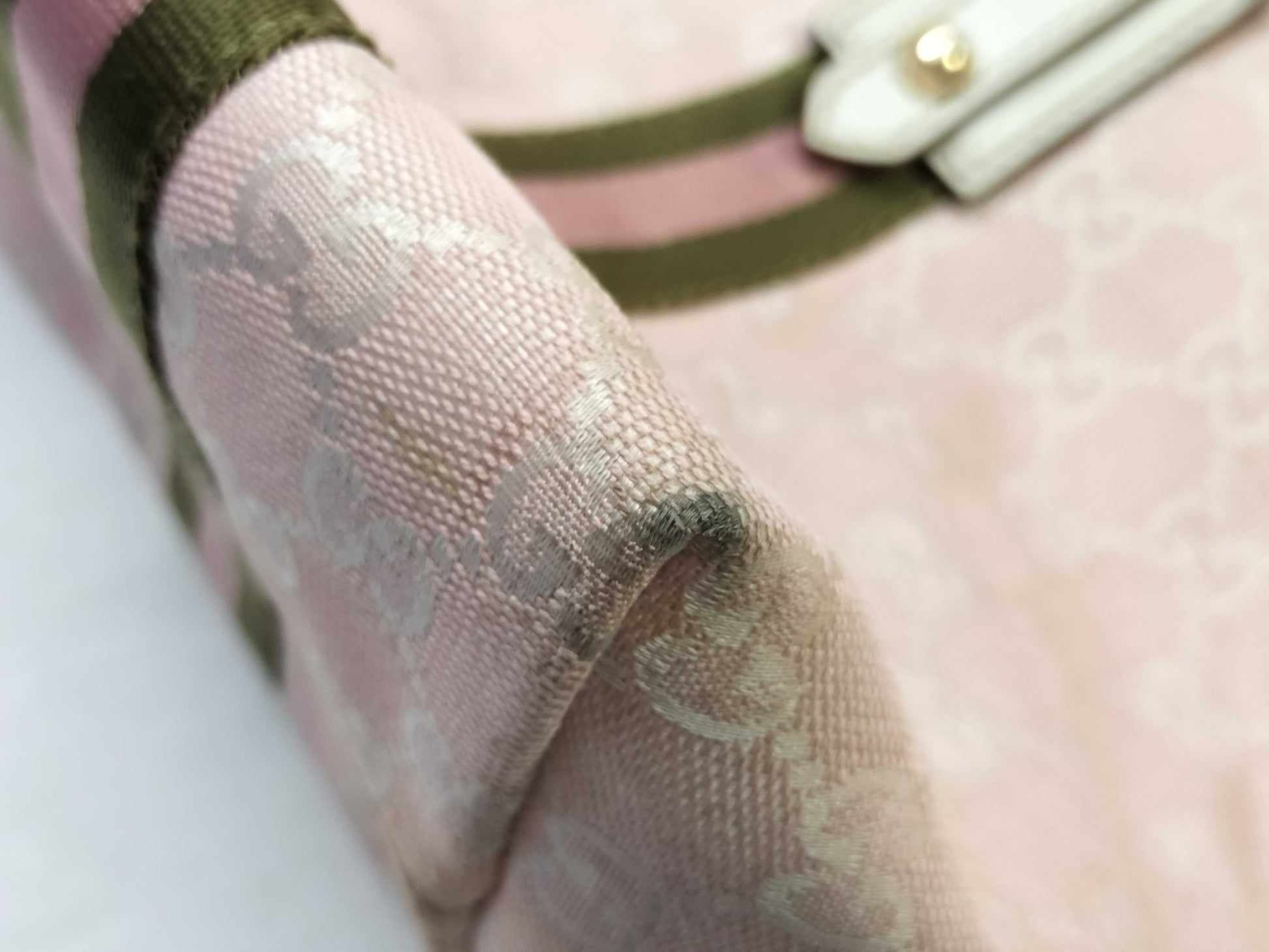 GUCCI GG Canvas Tote Bag with Charm