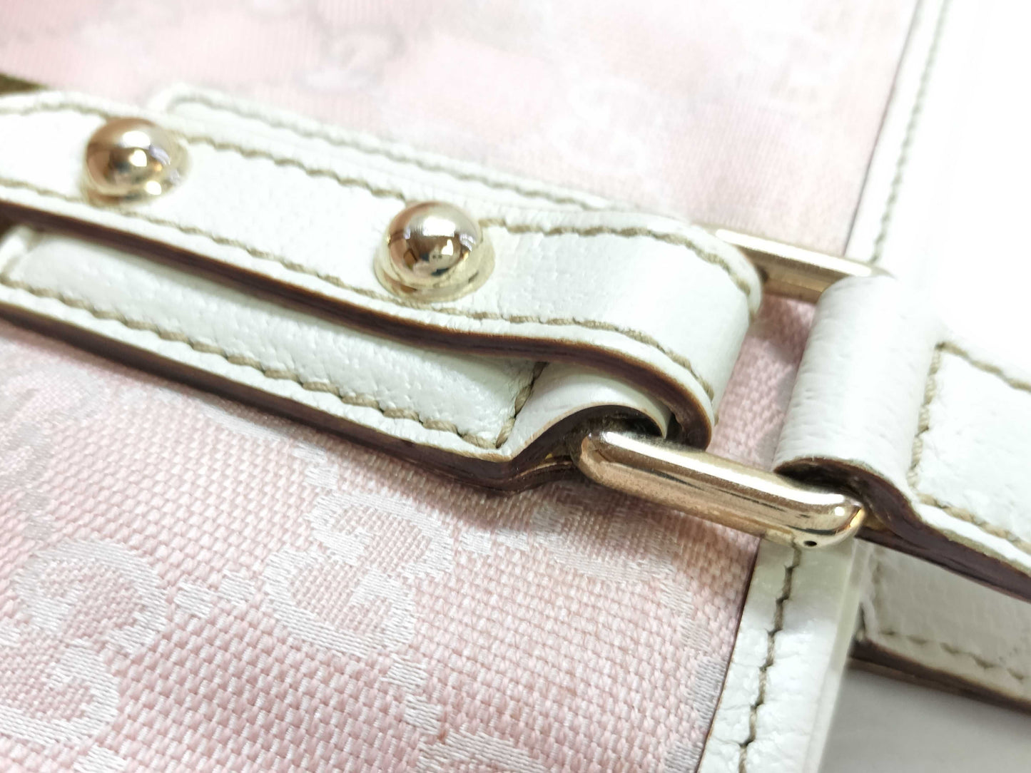 GUCCI GG Canvas Tote Bag with Charm