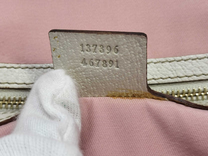 GUCCI GG Canvas Tote Bag with Charm
