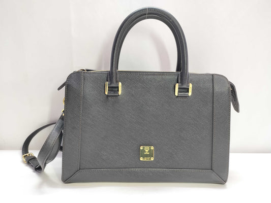 MCM Leather 2-Way Shoulder Bag with Strap