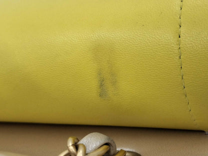 CHANEL Matelasse Lamb Double Flap 25 Shoulder Bag with Seal and Card