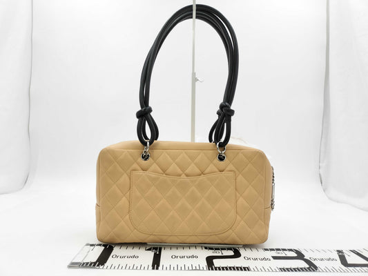 CHANEL Cambon Line Bowling Bag Seal Shoulder Bag