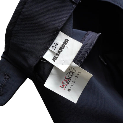 JILSANDER Women's Navy Slacks, Size 34, Pants