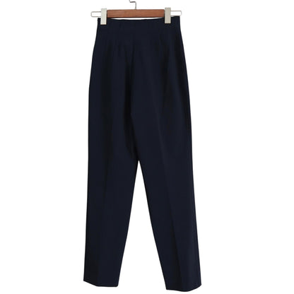 JILSANDER Women's Navy Slacks, Size 34, Pants