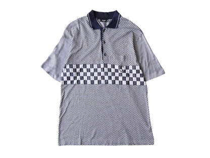 CELINE Short Sleeve Polo Shirt with C Logo, Made in Italy, Size M, Tops