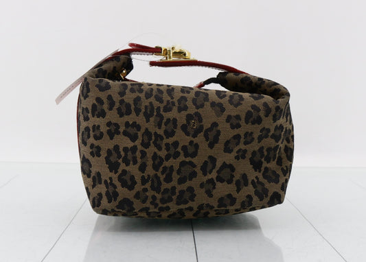FENDI Leopard Print Pouch