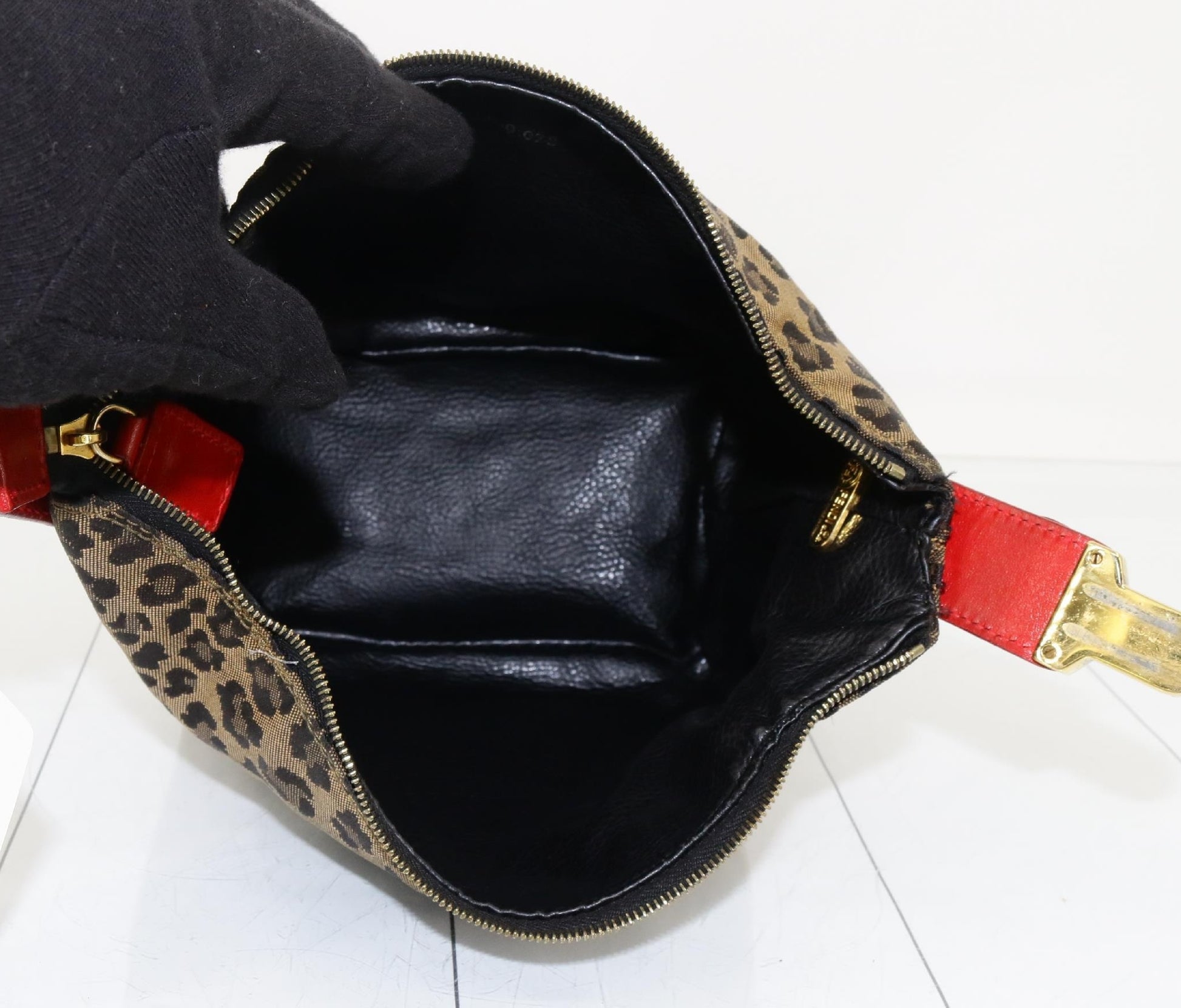 FENDI Leopard Print Pouch