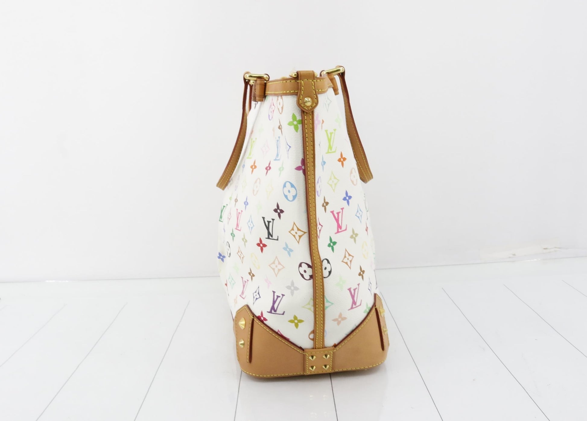 LOUIS VUITTON Monogram Multicolore Charlene GM Bron M93214 SR4111 Tote Bag