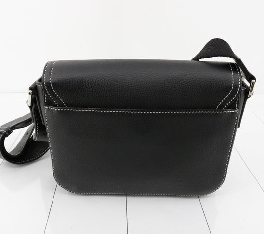 Dior Saddle Leather Black Shoulder Bag