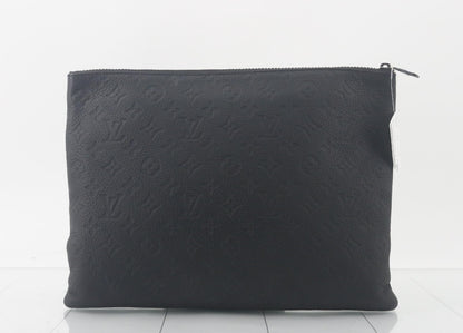 LOUIS VUITTON Virgil Abloh LV Friend Black Clutch Bag IC Reactive Clutch Bag