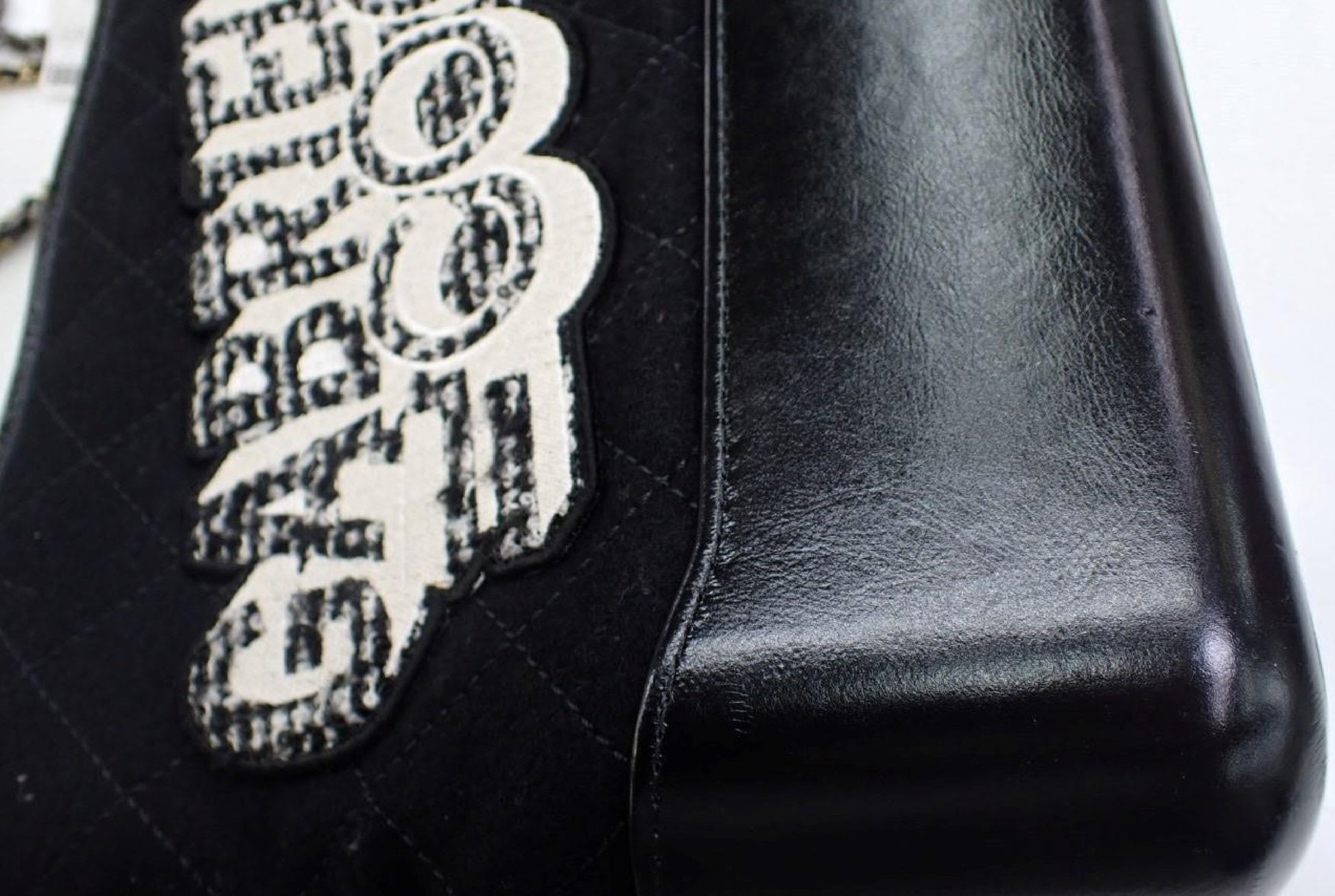 CHANEL Gabriel Coco Black Chain Shoulder Bag, No. 24