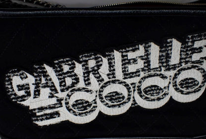 CHANEL Gabriel Coco Black Chain Shoulder Bag, No. 24
