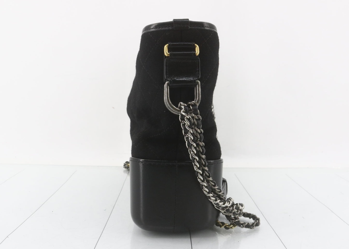 CHANEL Gabriel Coco Black Chain Shoulder Bag, No. 24
