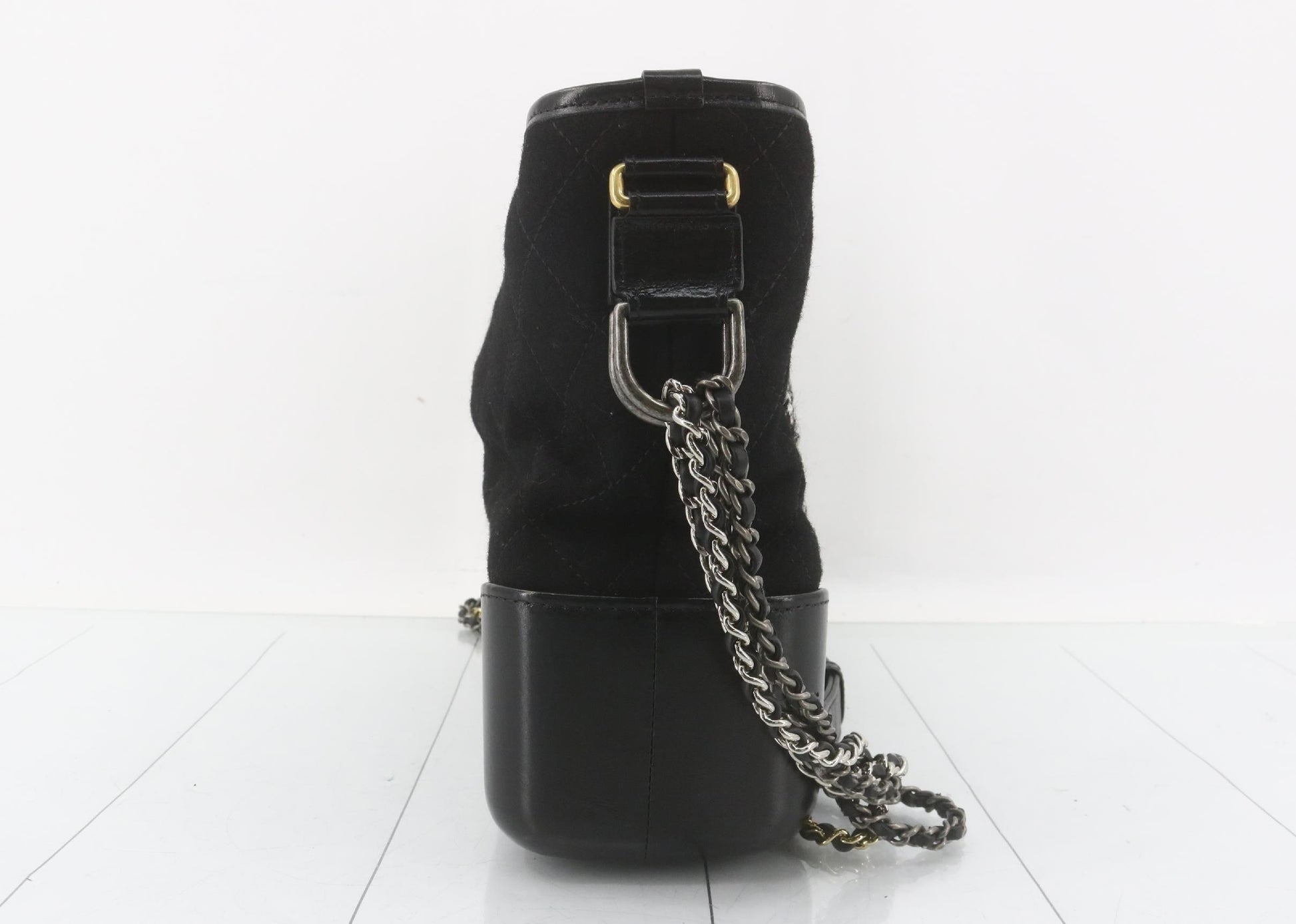CHANEL Gabriel Coco Black Chain Shoulder Bag, No. 24