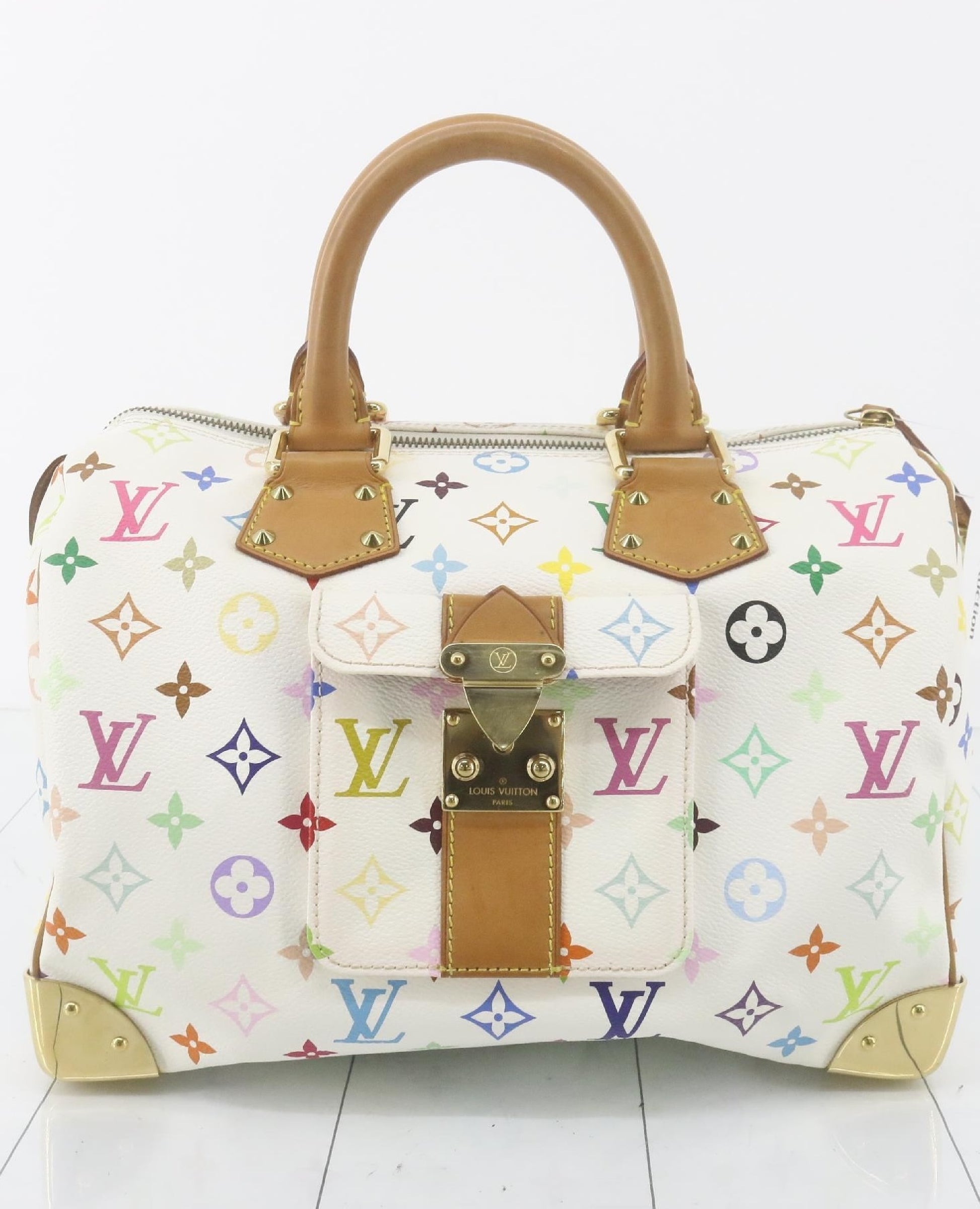 LOUIS VUITTON Monogram Multi Speedy 30 Bron M92643 SP3007 Handbag