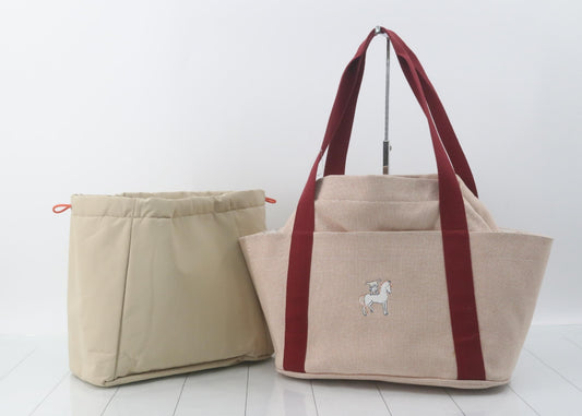 HERMES Canvas Mother's Bag Tote Bag