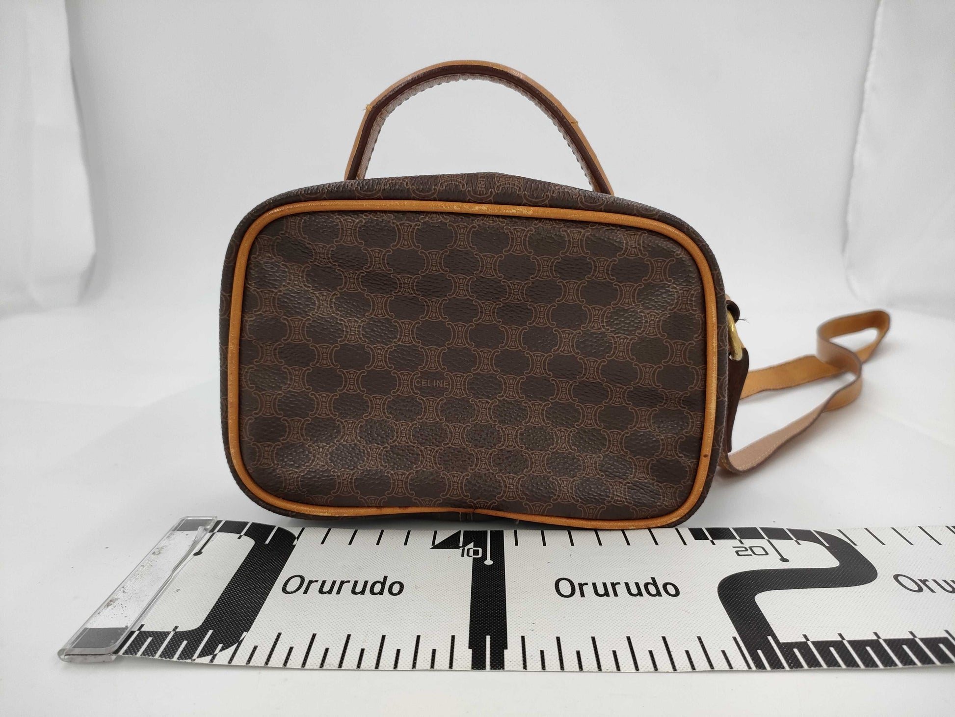 CELINE Macadam Shoulder Bag