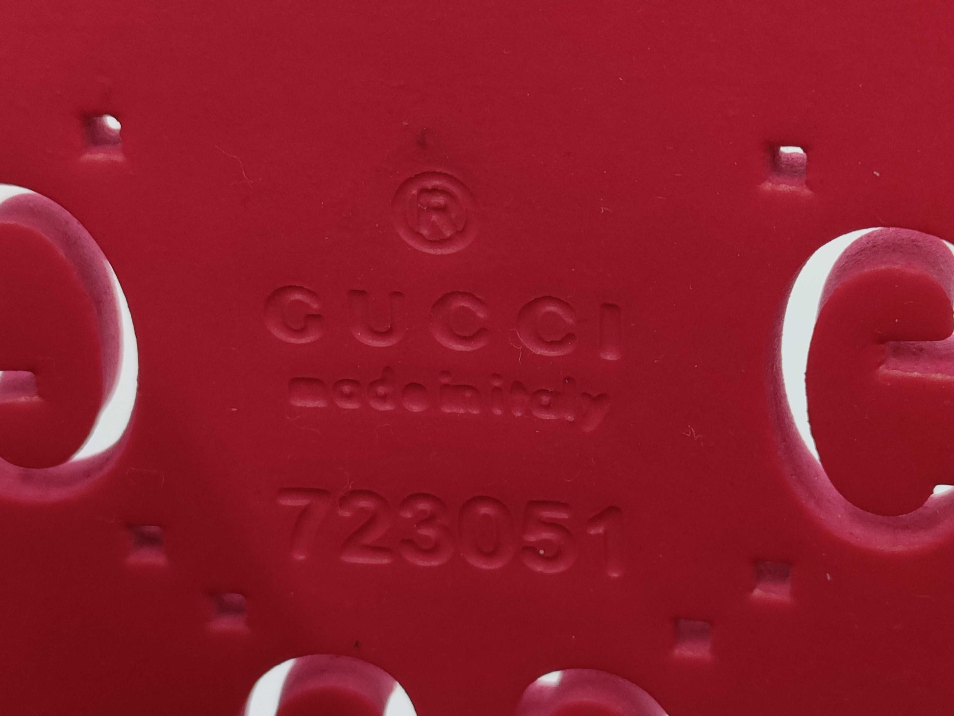 GUCCI Gucci Rubber Handbag