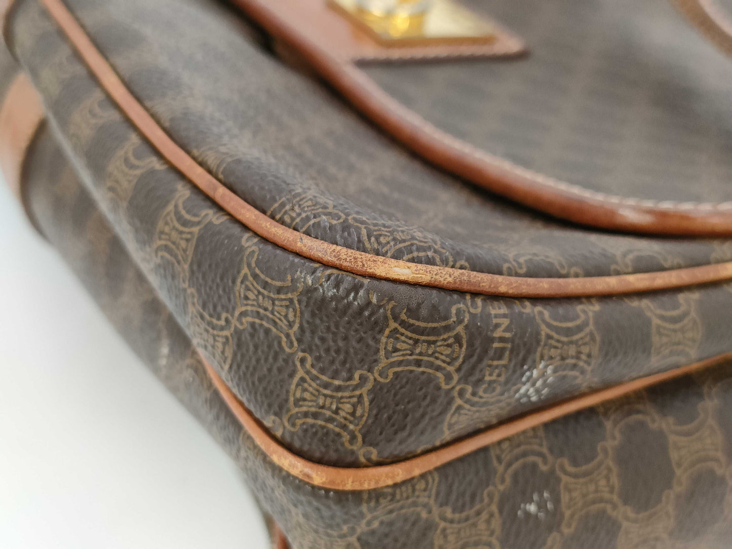 CELINE Macadam Shoulder Bag