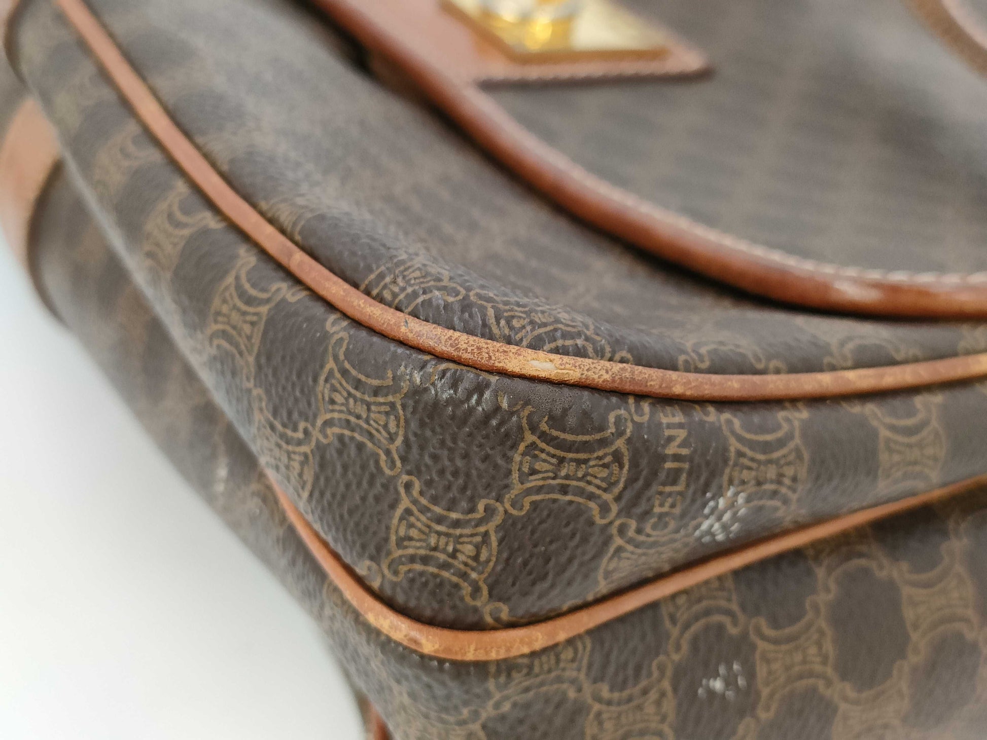 CELINE Macadam Shoulder Bag