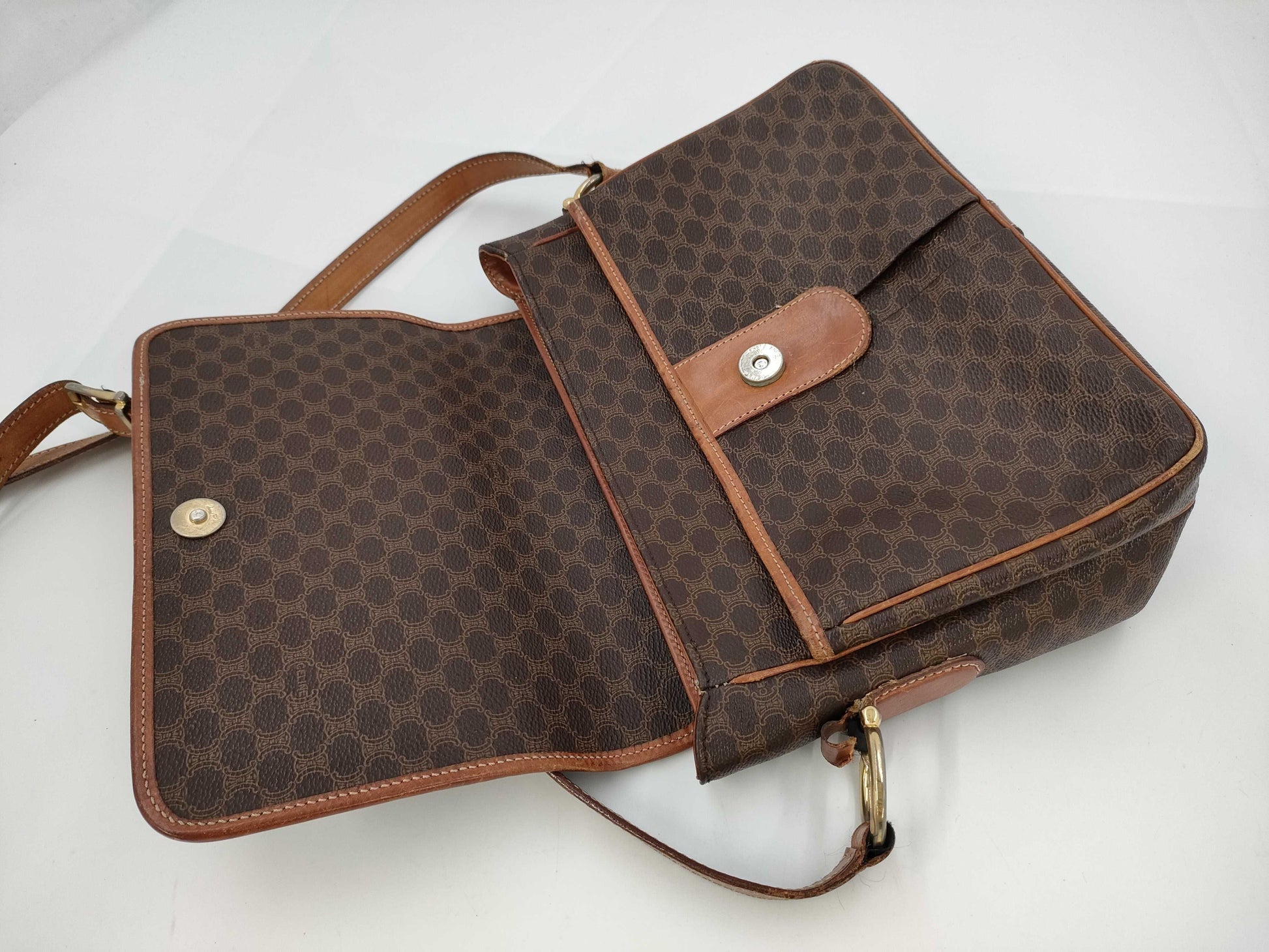 CELINE Macadam Shoulder Bag