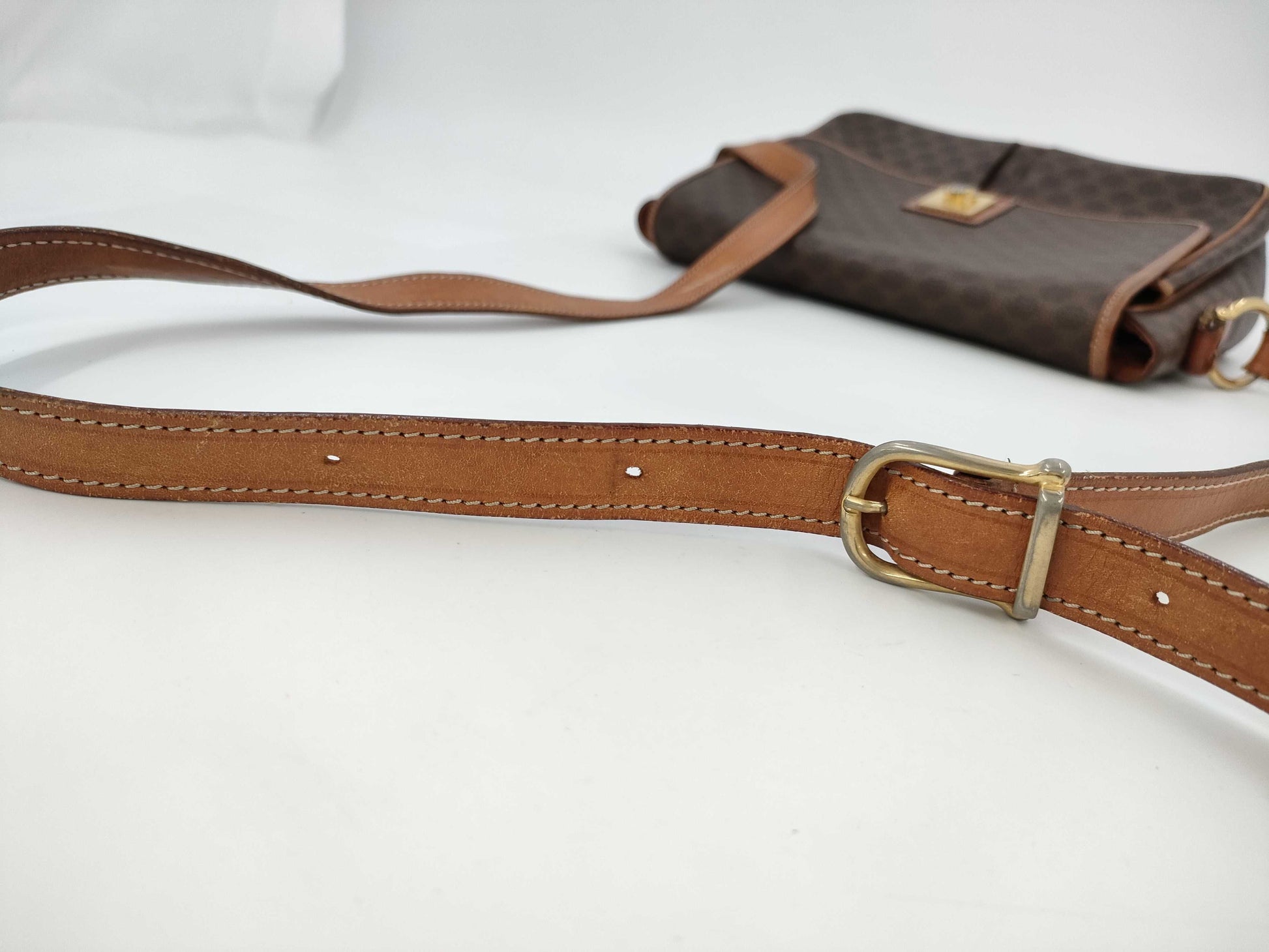 CELINE Macadam Shoulder Bag