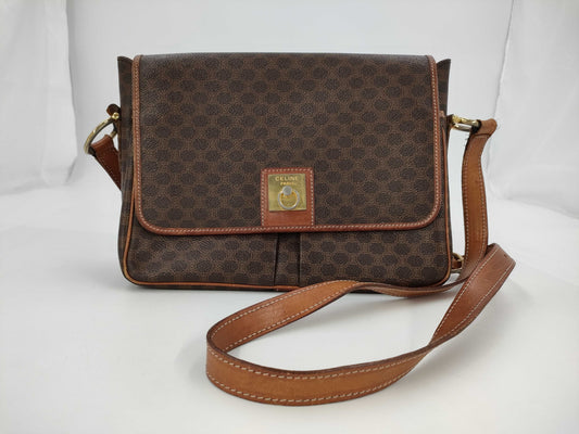 CELINE Macadam Shoulder Bag