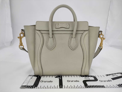 CELINE Nano Luggage 2-Way Shoulder Bag/Handbag