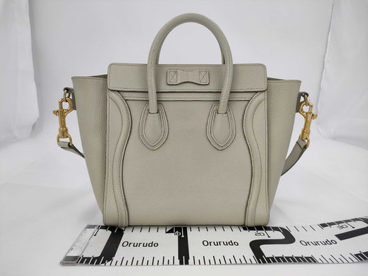 CELINE Nano Luggage 2-Way Shoulder Bag/Handbag