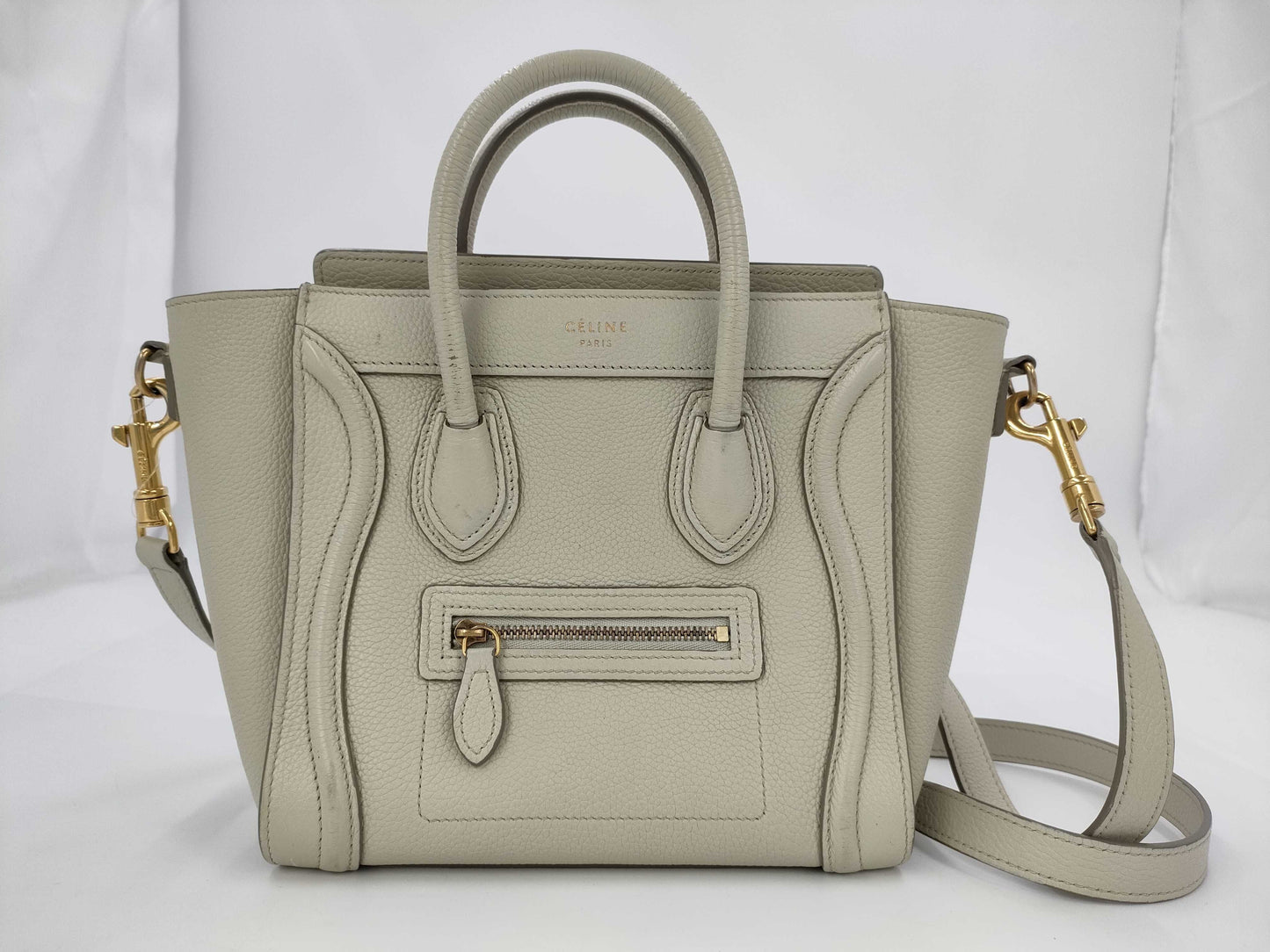 CELINE Nano Luggage 2-Way Shoulder Bag/Handbag